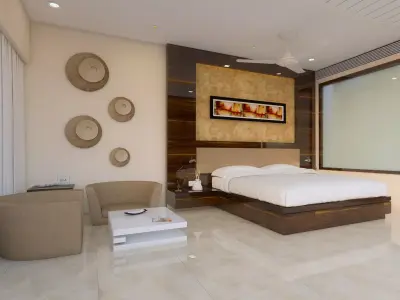 Hotel Bedroom 3D Interior View 3D model
