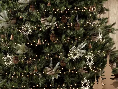 Christmas-tree-set07 3D model