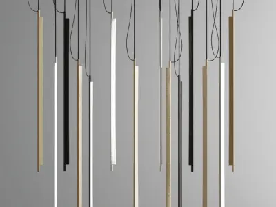 Modern Pendant Light Colection 10 3D model