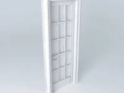 Door with frame Free 3D model buy