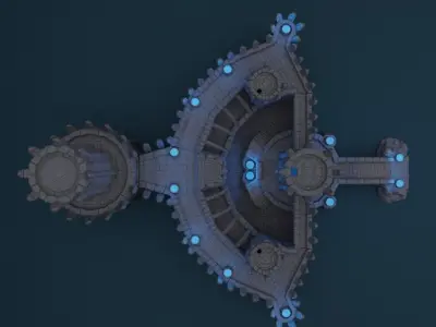 Wizard Academy Tabletop Terrain 28 MM 3D print model