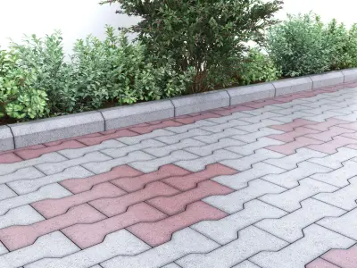 Paving Stone 01 3D model