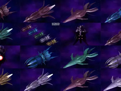 Alien Bioship Mega Pack