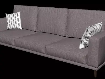 Big sofa Free 3D model