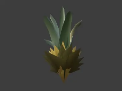Simple Low-Poly Plant Low-poly 3D model