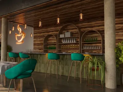 La Valse Restaurant and Coffee Shop 3D model