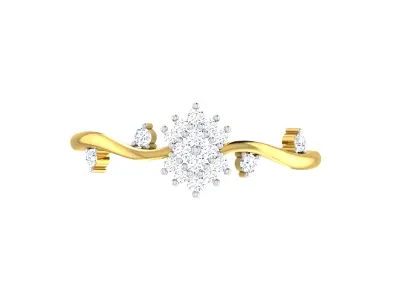 Women Ring Render 3dm STL OBJ FBX Details 3D print model