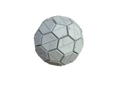 Sci Fi Object No 2178 Low Poly Low-poly 3D model