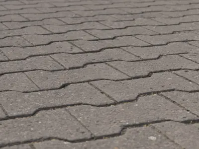 Free Concrete Dumble Free 3D model