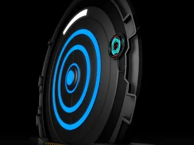 Sci Fi Door 3D model