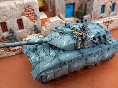 Extra Leopard Turrets - 28mm Sci-Fi 3D print model