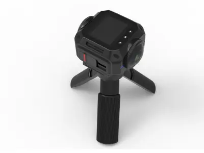 Sports camera 3D model