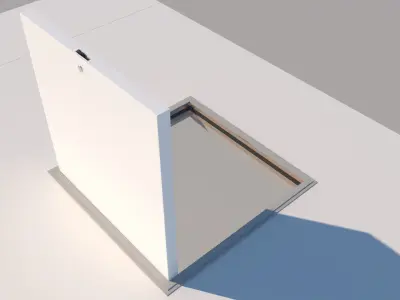 Access Panel or Loft Hatch Low-poly 3D model