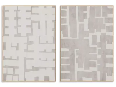 Abstract Painting Frame set 3D model 384