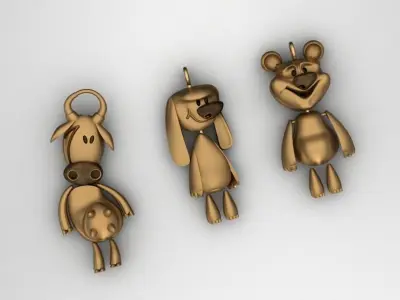Kids Pendant 3D print model