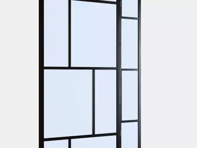 RISOR Room divider Low-poly 3D model