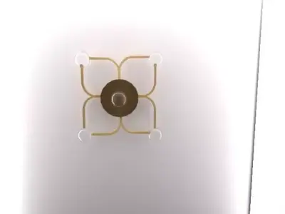 Thai Wall Lamp Low-poly 3D model