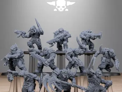Orkaz Biotech Looters 3D print model