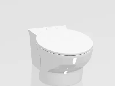 Toilet 001 3D model