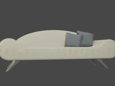 Modern Sofa 3D model 16