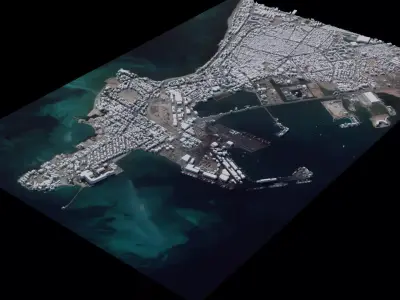 Djibouti City - Djibouti 3D model