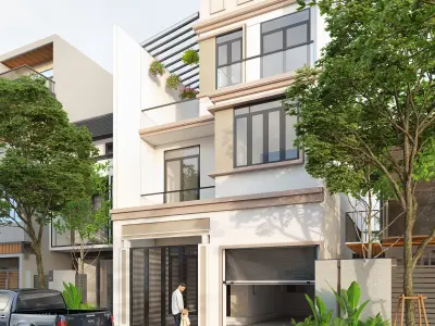 House Exterior 3D model 9