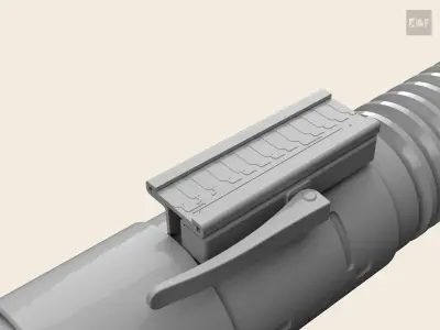 Luke Skywalker Lightsaber Return of the Jedi V2 3D print model