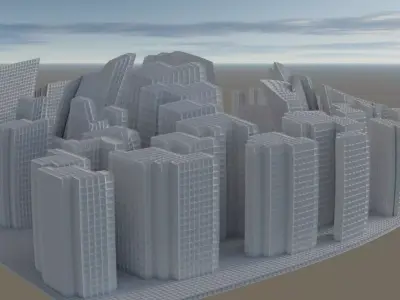 City 2 3D model