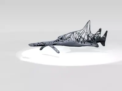 Sawshark Dust Voronoi 3D model