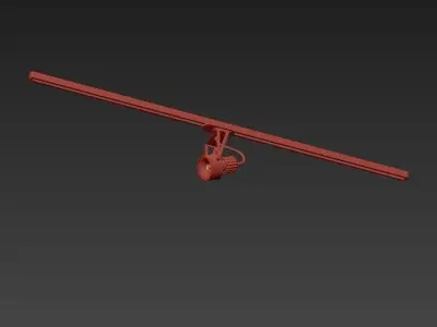 Viabizzuno airplane flying in sky 3D model