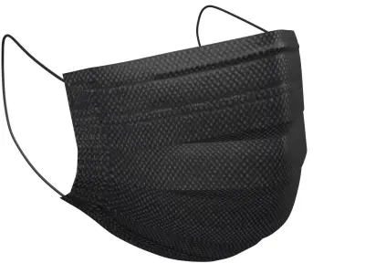 3 layer Disposable Mask PBR Low-poly 3D model