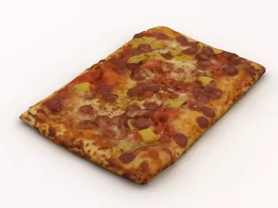Pizza Slice 003 3D model