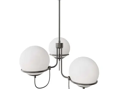 Aeron 40 Pendant White - Nordlux Free 3D model