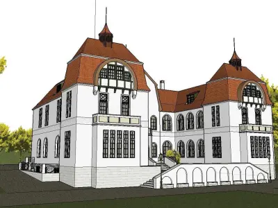 vacation spot-Resort-Fashion Leisure Hotel-0138 3D model