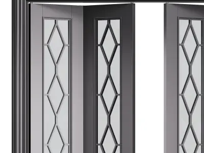 Modern entrance door 33 3D model