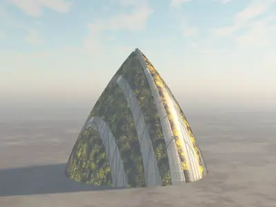 Drop Alien Spaceship 3D model