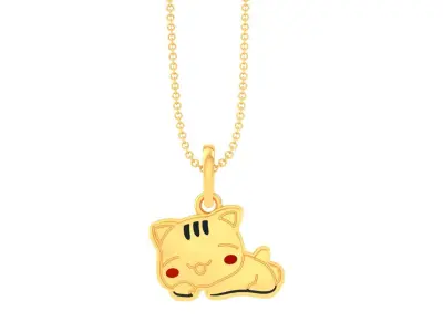 Kids Pendants 3dm STL OBJ FBX Renders Details 3D print model 23