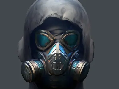 Helmet 3d model military combat Military Low-poly Low-poly 3D model