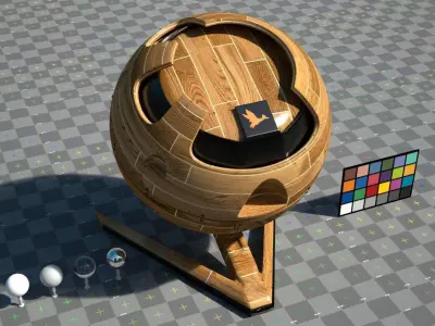 Oak Wood Parquet Flooring Material Texture