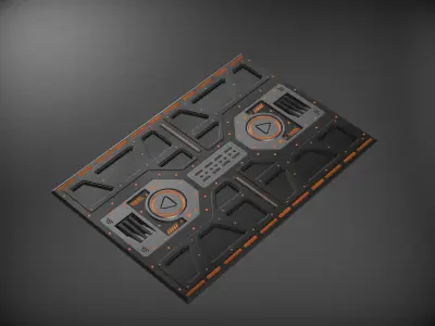 sci fi panel kit vol1 3D model