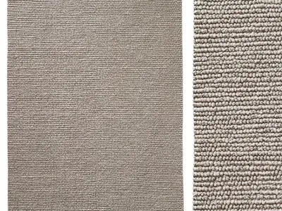 CICLO WOOL RUG Oatmeal 3D model