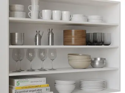 Set of Dishes 5 3D model