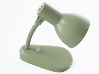 Kandem Bedside Lamp Green - PBR metal desk lamp 3D model