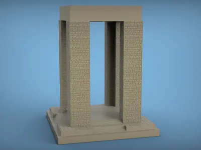 Canakkale Martyrs Memorial 3D print model