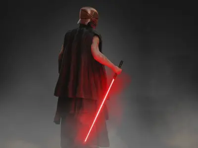 The Stranger Qimir Low-poly 3D model