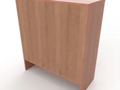 commode 20 Low-poly 3D model