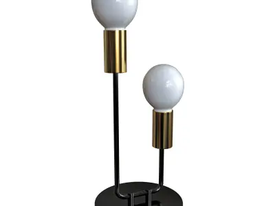 beside lamp 10 3D model