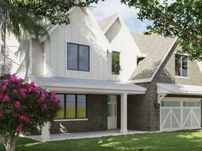 farmhouse landscape 3D model