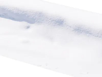 Mini snow cliff  3D model