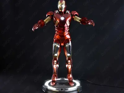 IRON MAN MRK7 V2 ANIMATRONIQUE 62cm  3D print model